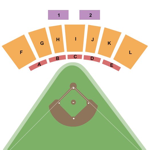 Brown-Stroud Field Baseball Seating Chart